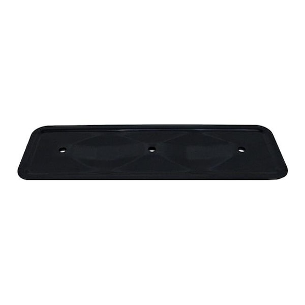 Cfr Performance HZ-9341-PBK Straight & Inline 6 Cylinder Steel Valve Cover Side Plate - Black for 1962-74 Chevy 194- HZ-9341-PBK - main
